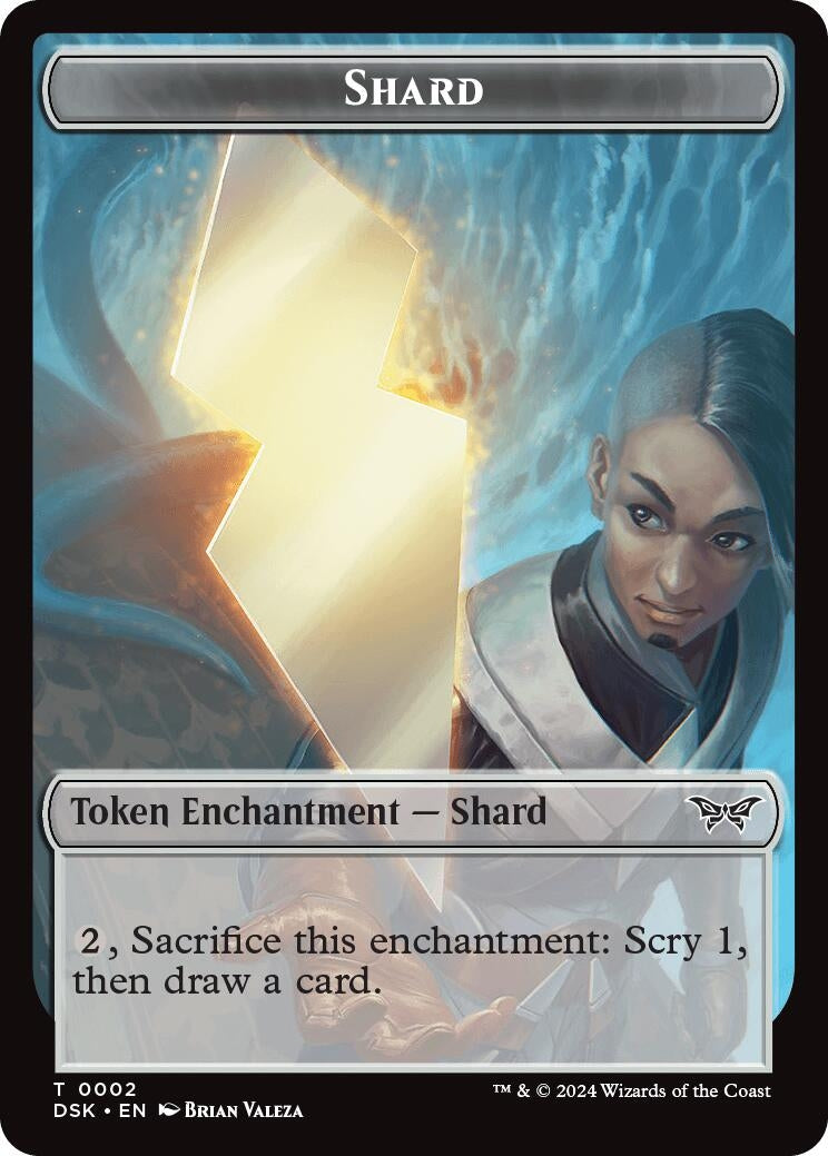 Shard Token (2) (Duskmourn: House of Horror)