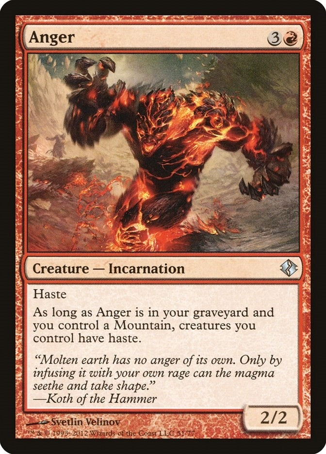 Anger (51) (Duel Decks: Venser vs. Koth)