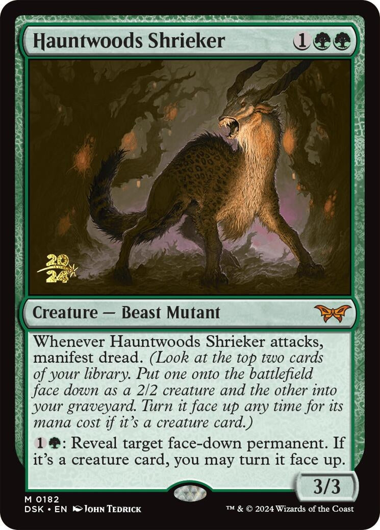Hauntwoods Shrieker (182) (Prerelease Cards)