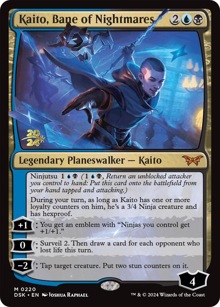 Kaito, Bane of Nightmares (220) (Prerelease Cards)