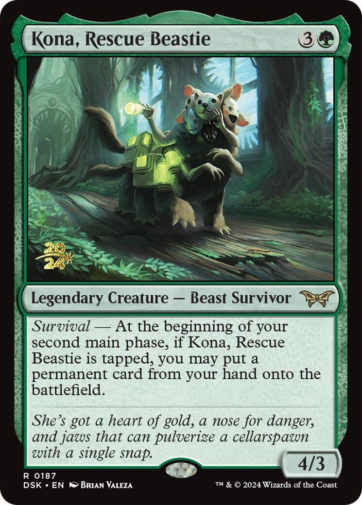Kona, Rescue Beastie (0187) (187) (Prerelease Cards)