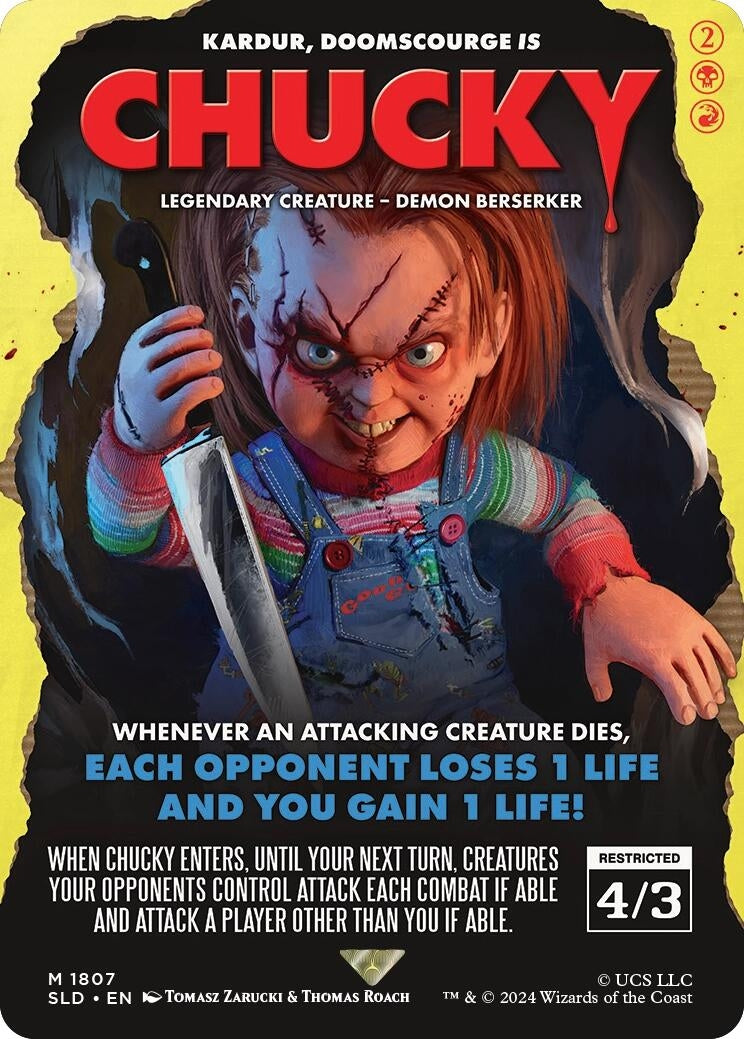Chucky - Kardur, Doomscourge (1807) (Secret Lair Drop Series)