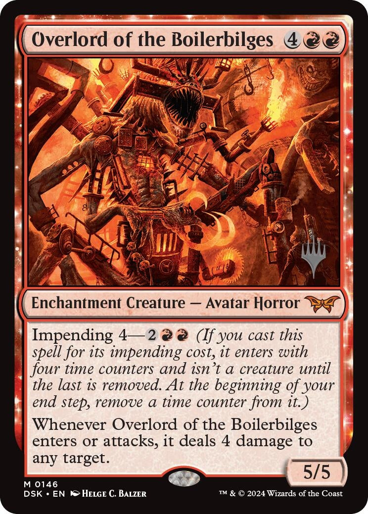 Overlord of the Boilerbilges (146) (Promo Pack: Duskmourn: House of Horror)