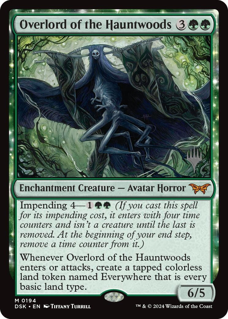 Overlord of the Hauntwoods (194) (Promo Pack: Duskmourn: House of Horror)