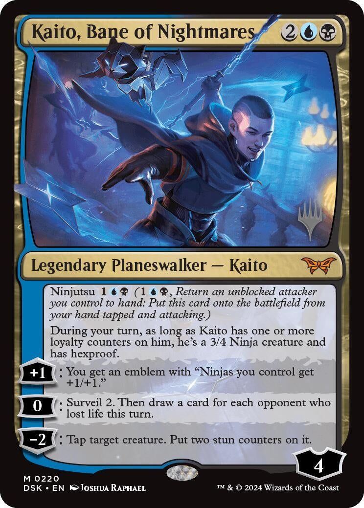 Kaito, Bane of Nightmares (220) (Promo Pack: Duskmourn: House of Horror)