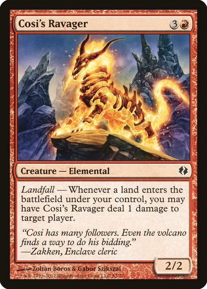 Cosi's Ravager (52) (Duel Decks: Venser vs. Koth)