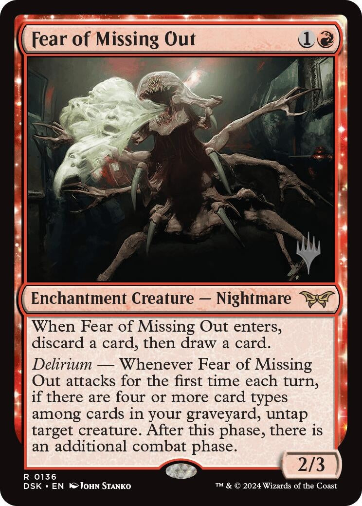 Fear of Missing Out (136) (Promo Pack: Duskmourn: House of Horror)