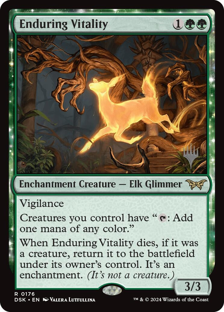 Enduring Vitality (176) (Promo Pack: Duskmourn: House of Horror)