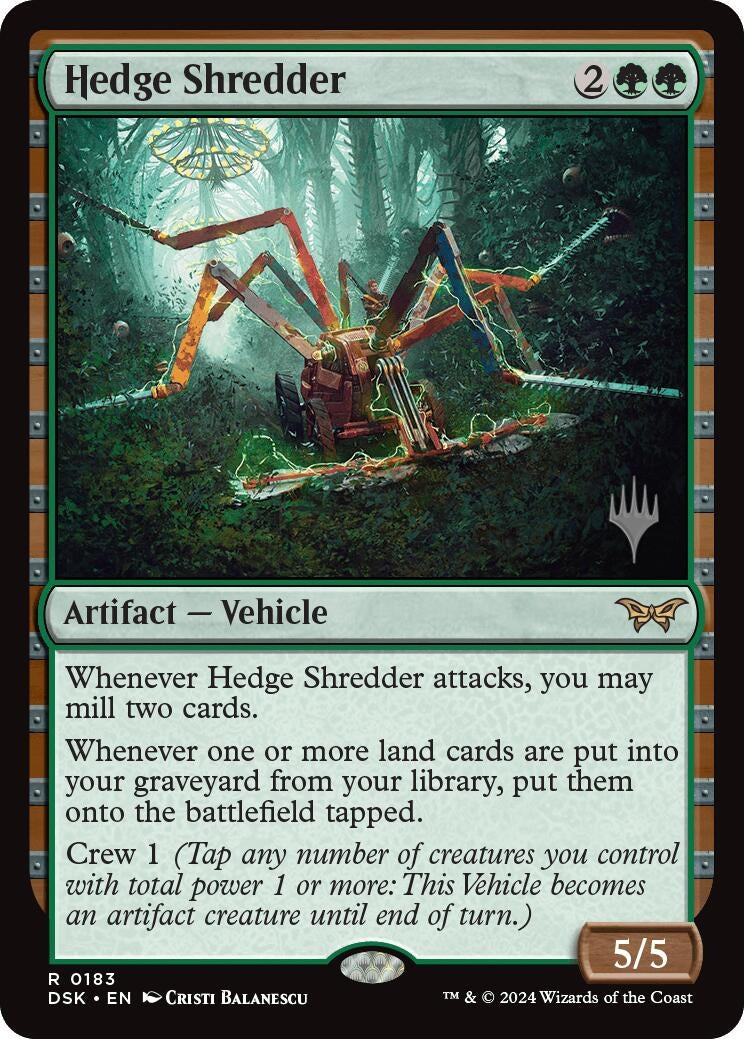 Hedge Shredder (183) (Promo Pack: Duskmourn: House of Horror)