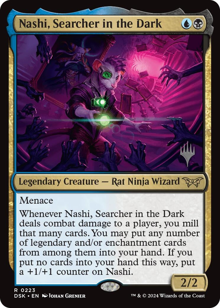 Nashi, Searcher in the Dark (223) (Promo Pack: Duskmourn: House of Horror)