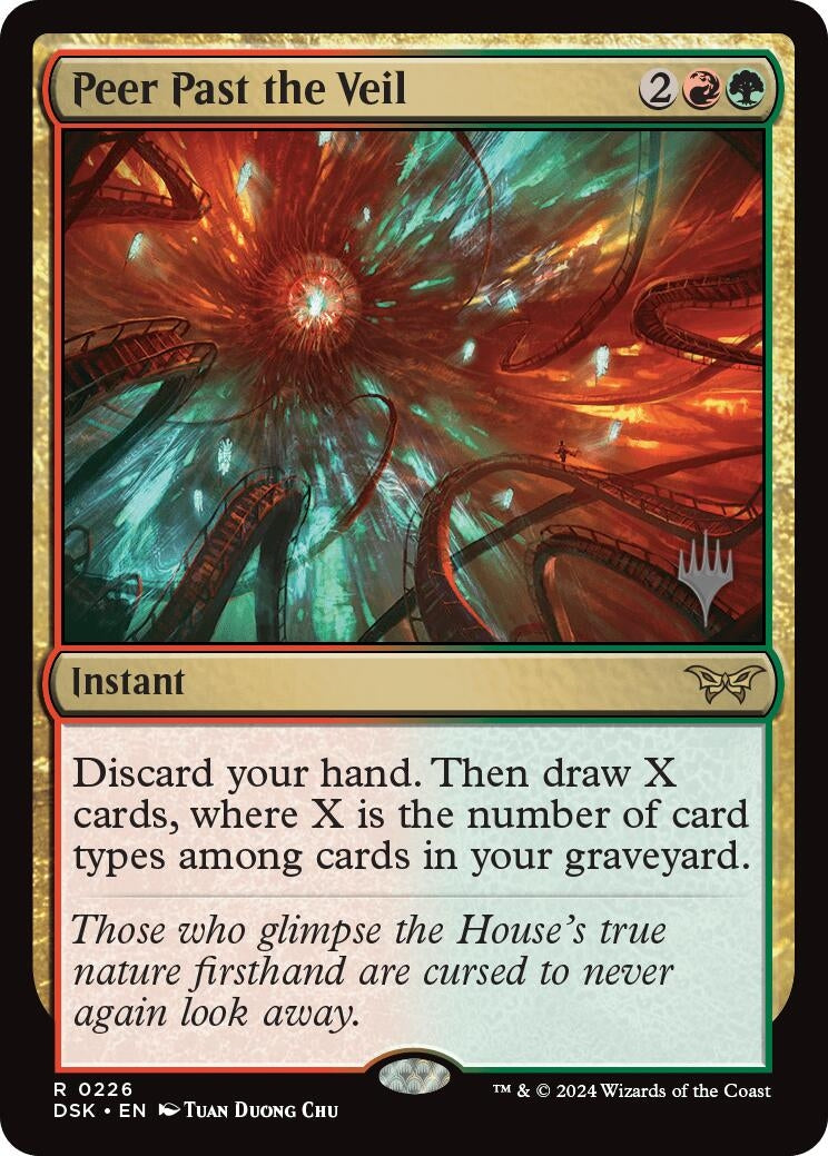Peer Past the Veil (226) (Promo Pack: Duskmourn: House of Horror)