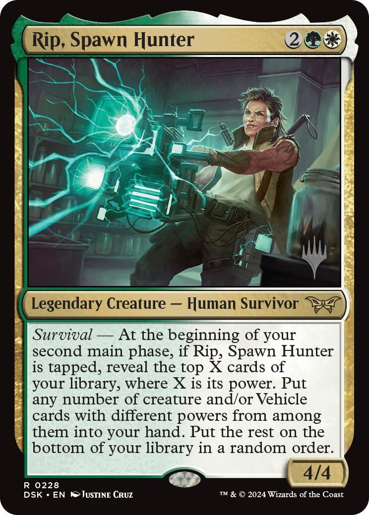 Rip, Spawn Hunter (228) (Promo Pack: Duskmourn: House of Horror)