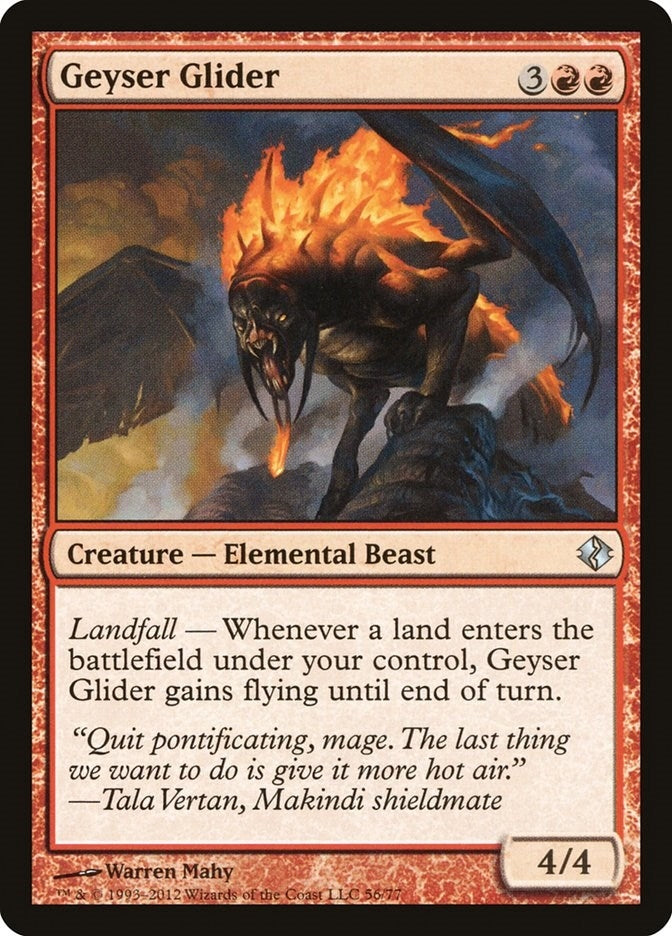 Geyser Glider (56) (Duel Decks: Venser vs. Koth)