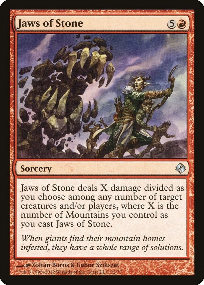 Jaws of Stone (72) (Duel Decks: Venser vs. Koth)