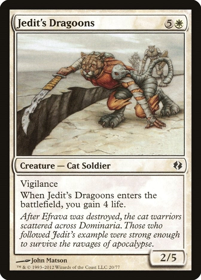Jedit's Dragoons (20) (Duel Decks: Venser vs. Koth)