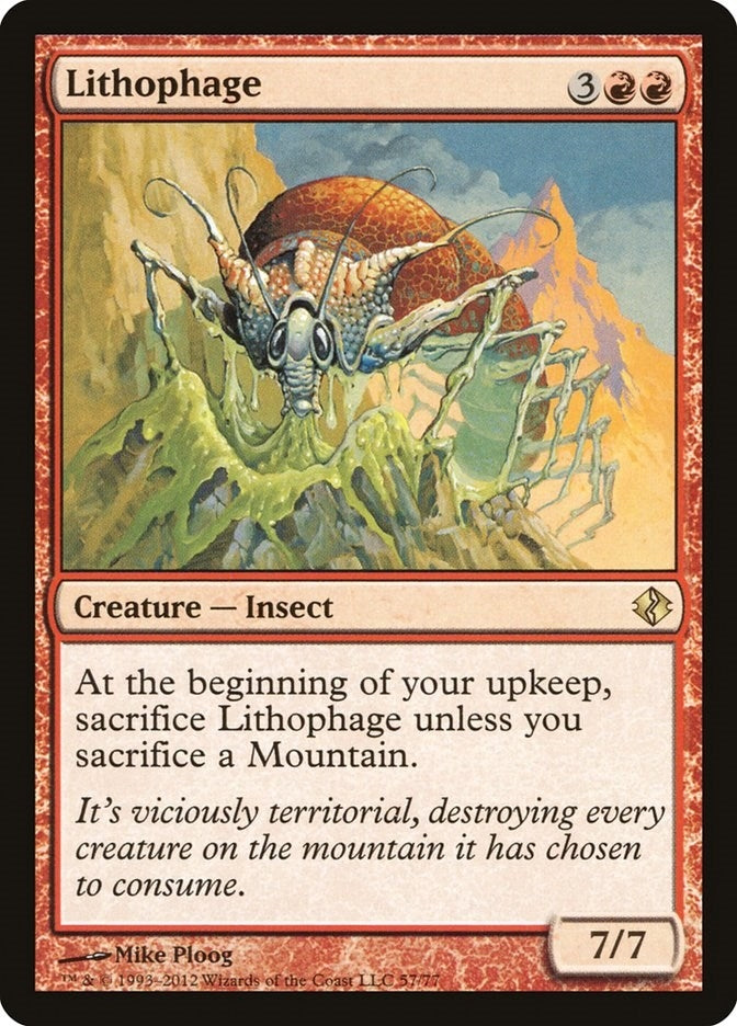 Lithophage (57) (Duel Decks: Venser vs. Koth)