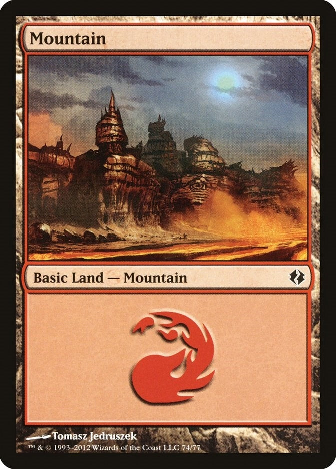 Mountain (74) (74) (Duel Decks: Venser vs. Koth)