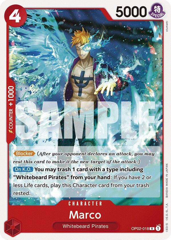 Marco (OP02-018) (Starter Deck 15: RED Edward.Newgate)