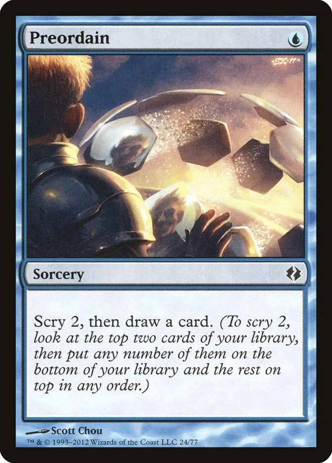 Preordain (24) (Duel Decks: Venser vs. Koth)