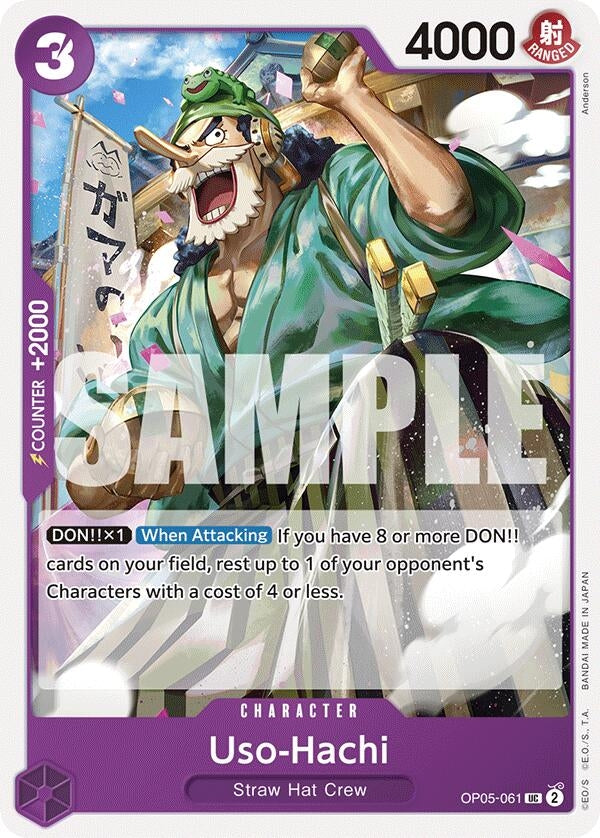 Image for Uso-Hachi (OP05-061) (OP05-061) (Starter Deck 18: PURPLE Monkey.D.Luffy) - One Piece Card Game