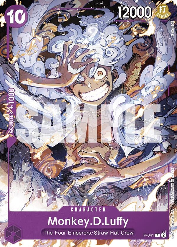 Image for Monkey.D.Luffy (P-041) (P-041) (Starter Deck 18: PURPLE Monkey.D.Luffy) - One Piece Card Game