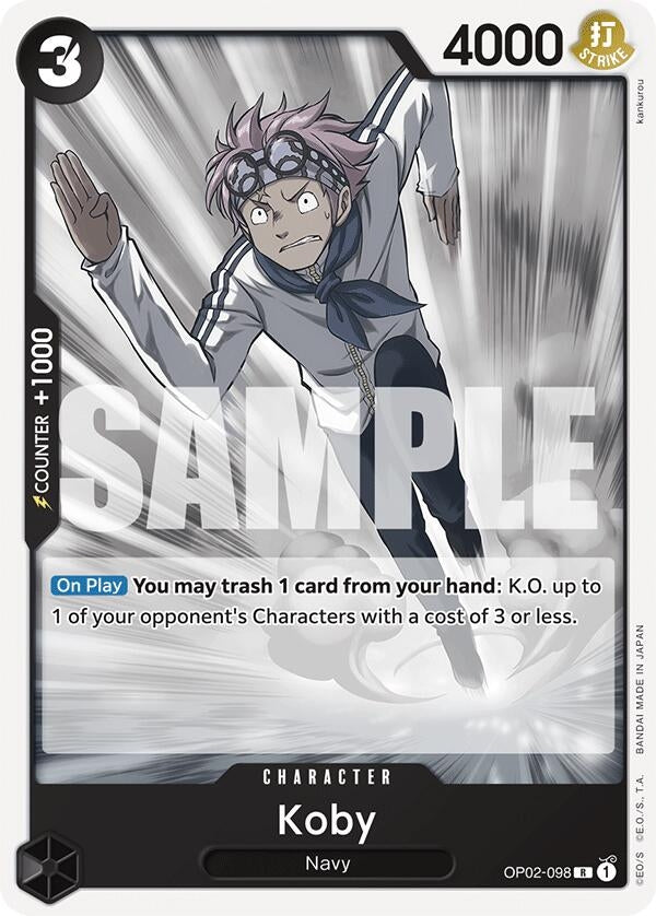 Image for Koby (OP02-098) (Starter Deck 19: BLACK Smoker) - One Piece Card Game