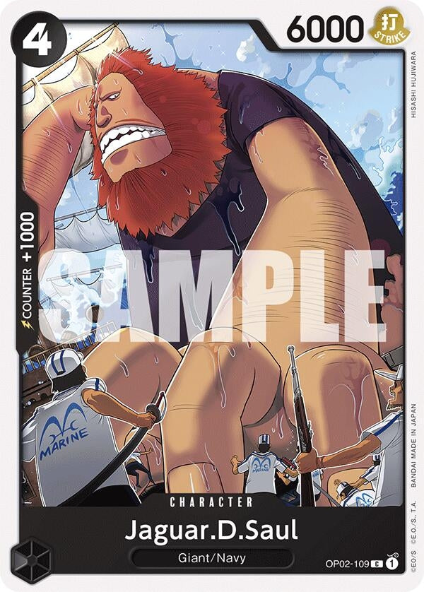 Image for Jaguar.D.Saul (OP02-109) (Starter Deck 19: BLACK Smoker) - One Piece Card Game