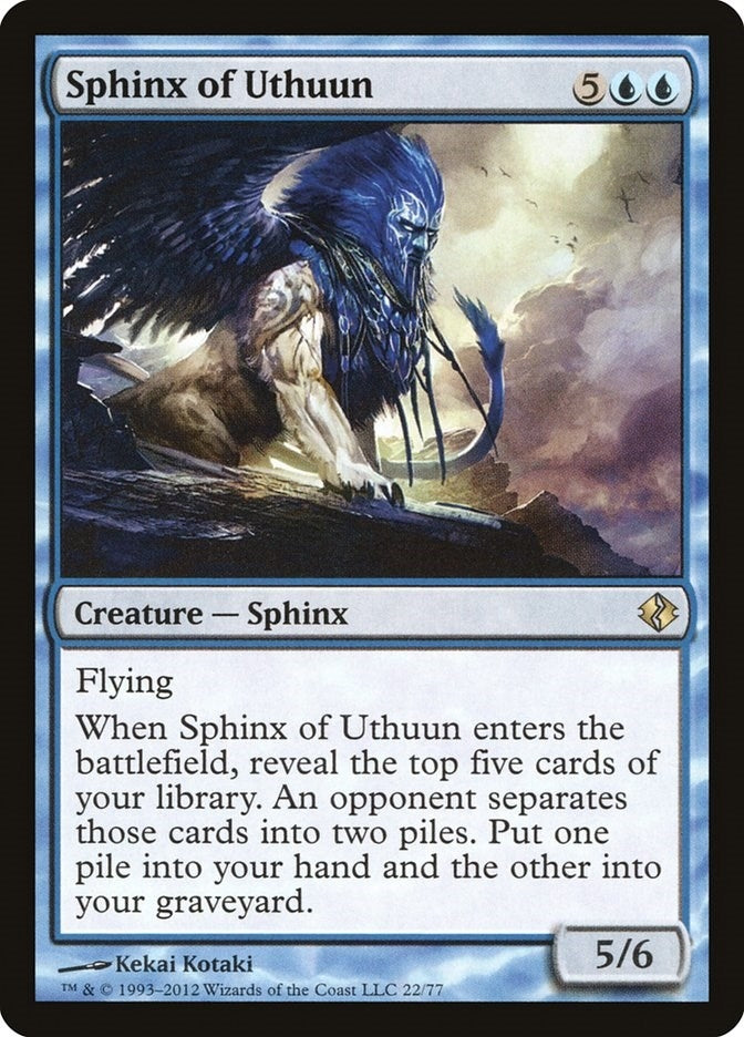 Sphinx of Uthuun (22) (Duel Decks: Venser vs. Koth)