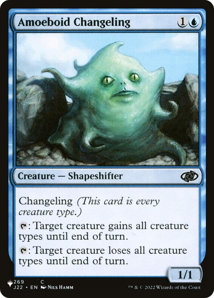 Amoeboid Changeling (J22) (269/051) (The List Reprints)