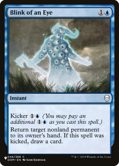 Blink of an Eye (046/269) (The List Reprints)
