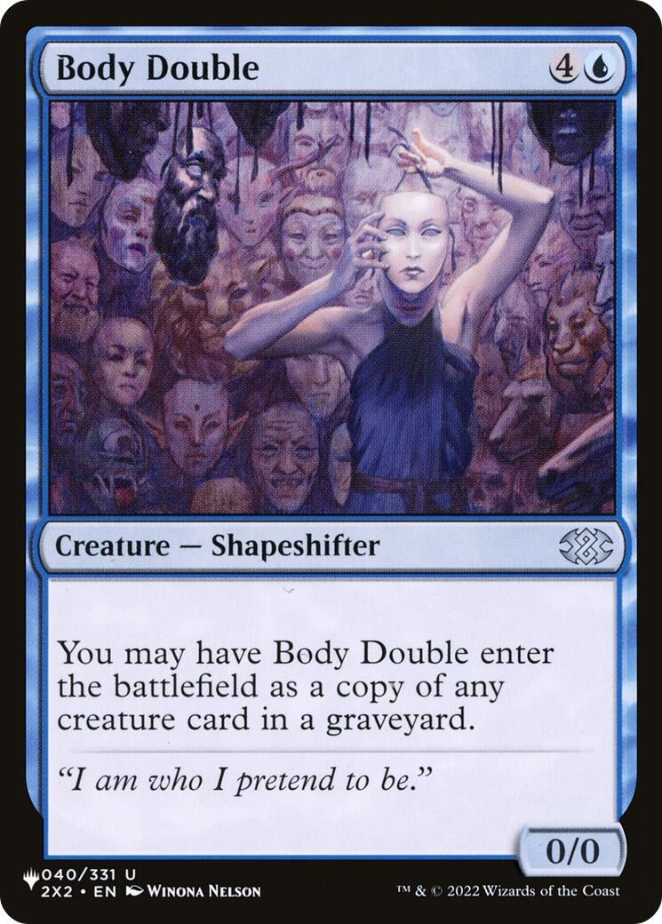 Body Double (040/024) (The List Reprints)