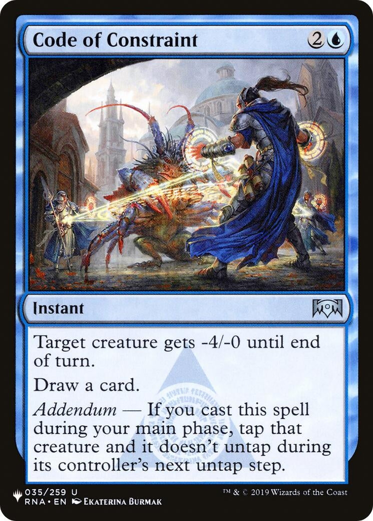 Code of Constraint (035/259) (The List Reprints)