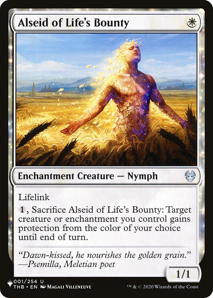 Alseid of Life's Bounty (001/254) (The List Reprints)