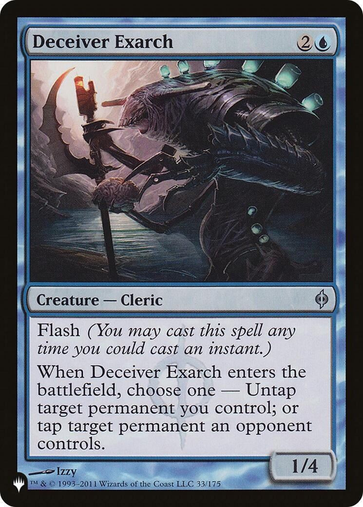 Image for Deceiver Exarch (33/175) (The List Reprints) - Magic: The Gathering