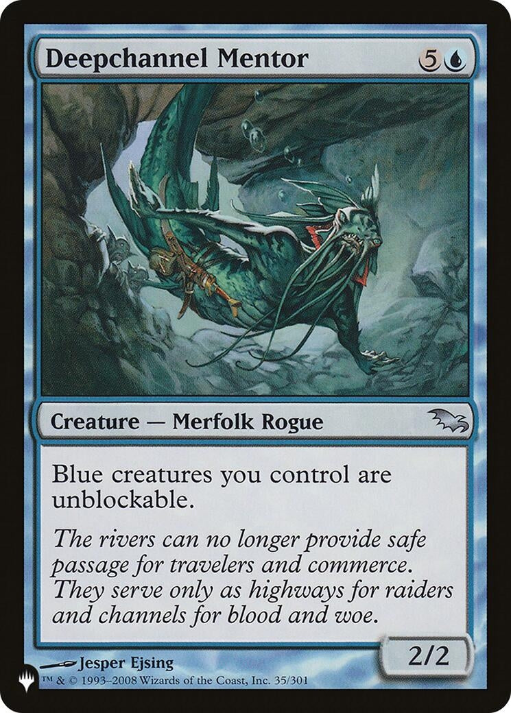 Deepchannel Mentor (35/301) (The List Reprints)