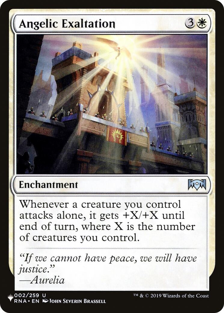 Angelic Exaltation (002/259) (The List Reprints)