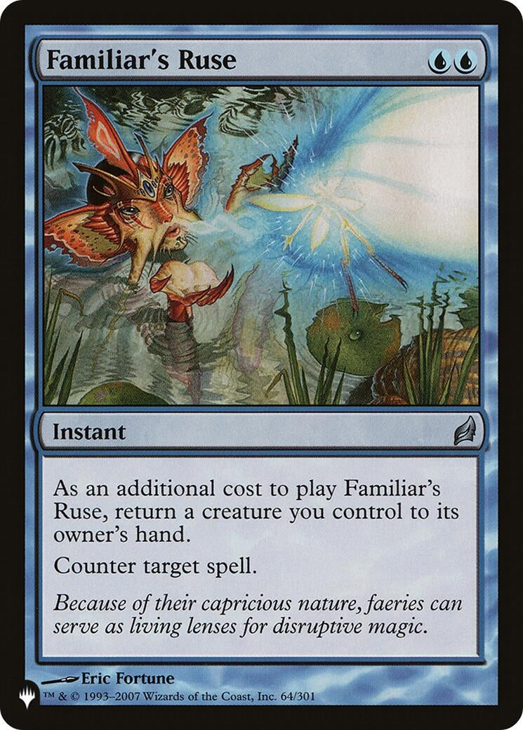 Familiar's Ruse (64/301) (The List Reprints)