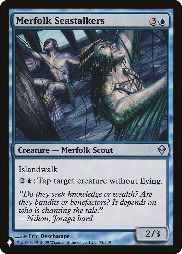 Merfolk Seastalkers (55/249) (The List Reprints)