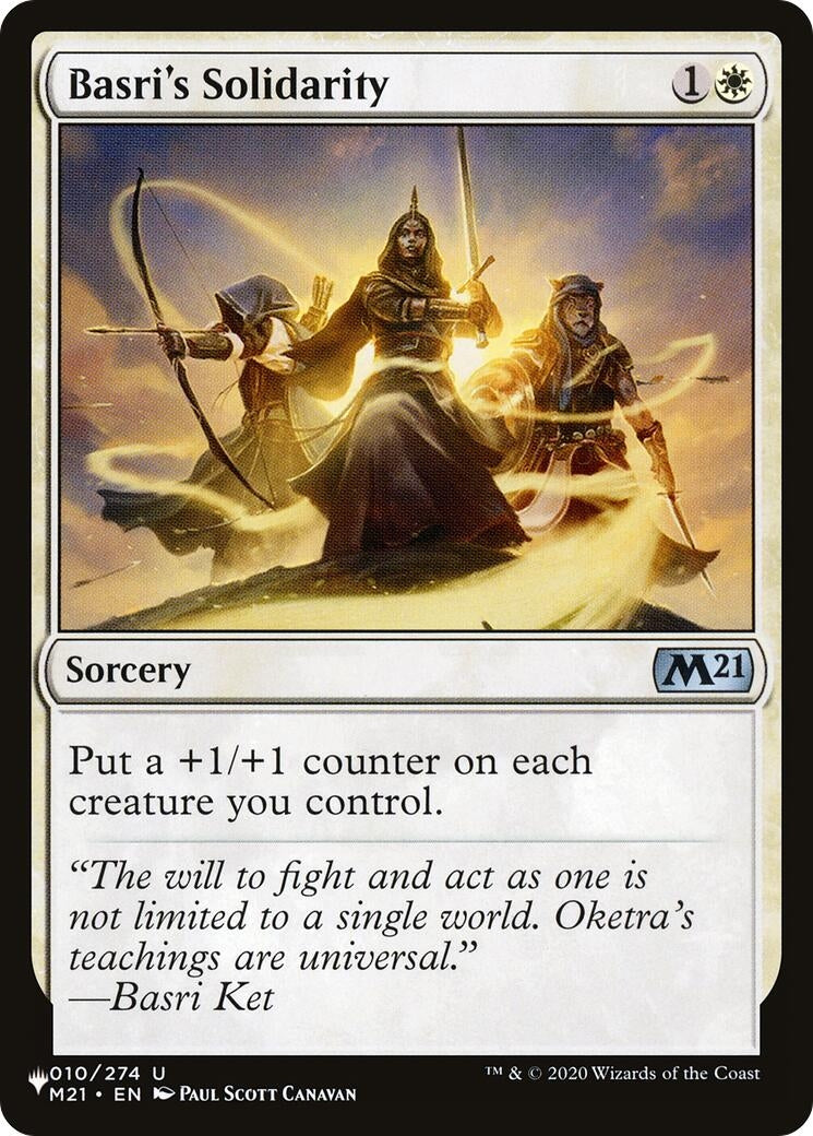 Basri's Solidarity (010/274) (The List Reprints)
