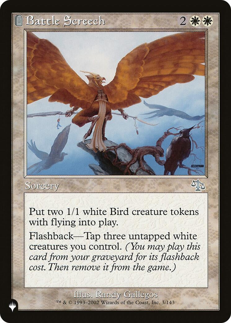 Battle Screech (3/143) (The List Reprints)