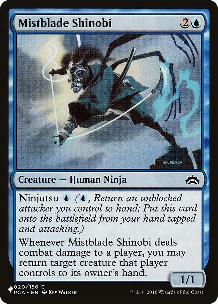Mistblade Shinobi (020/156) (The List Reprints)