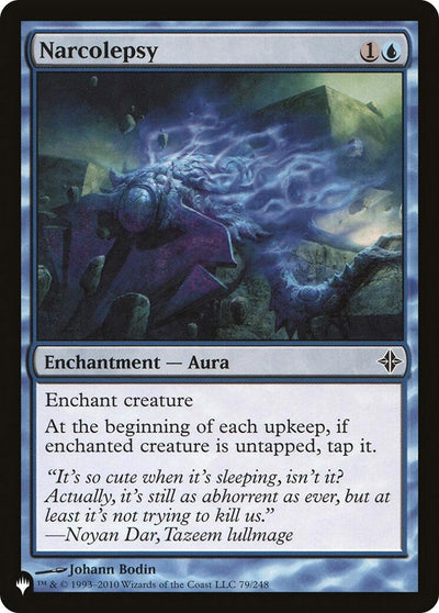 Narcolepsy (79/248) (The List Reprints)
