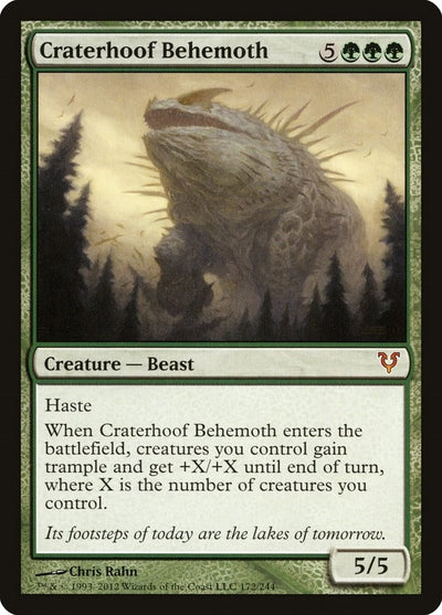 Craterhoof Behemoth (172) (Avacyn Restored)