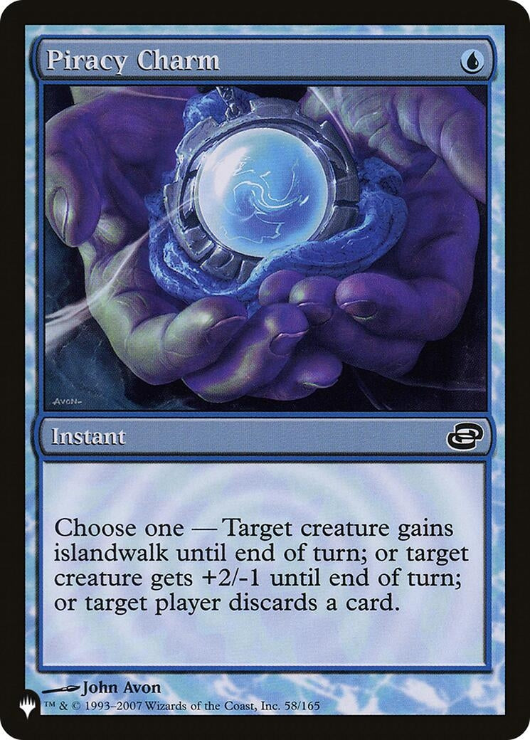 Piracy Charm (58/165) (The List Reprints)