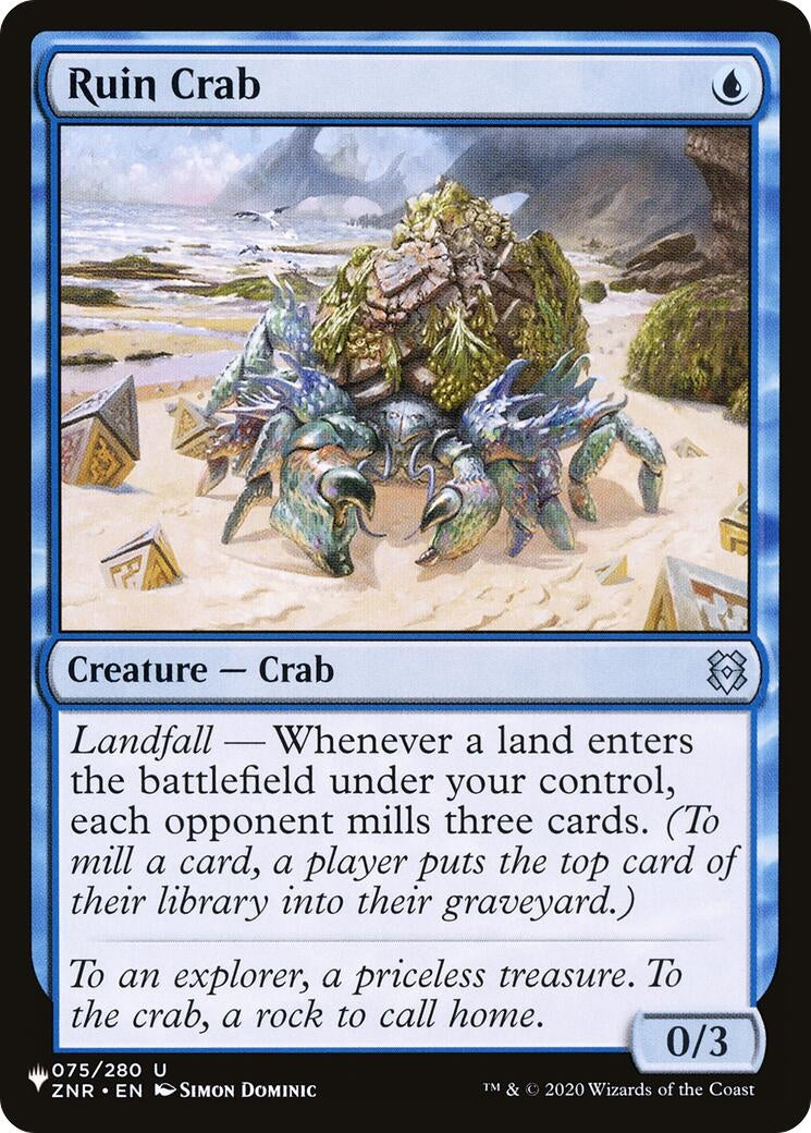 Ruin Crab (075/280) (The List Reprints)