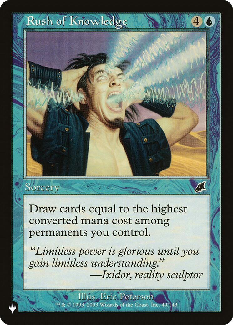 Rush of Knowledge (49/143) (The List Reprints)