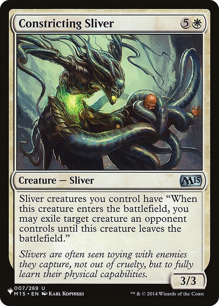 Constricting Sliver (007/269) (The List Reprints)