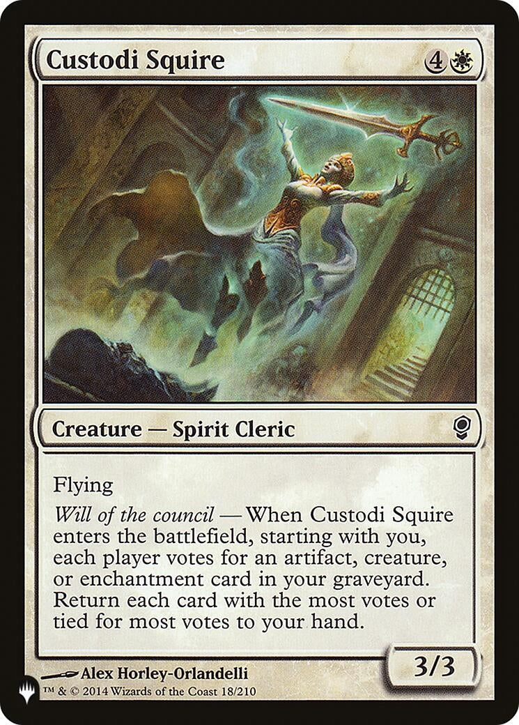 Custodi Squire (18/210) (The List Reprints)