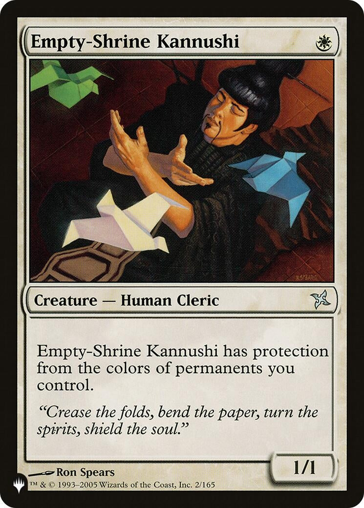 Empty-Shrine Kannushi (2/165) (The List Reprints)