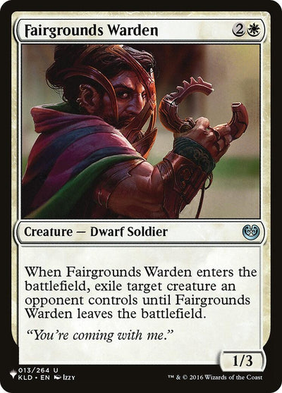 Fairgrounds Warden (013/264) (The List Reprints)